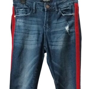 Judy Blue Classic Denim with Tan Patch